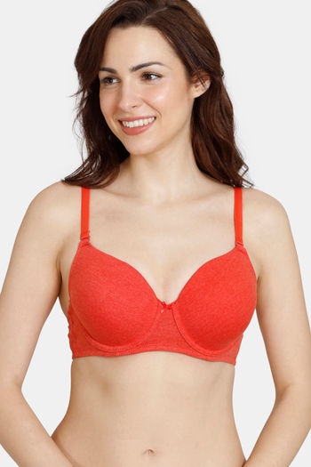 Buy online Red Cotton Blend Bras And Panty Set from lingerie for Women by  Ennoble for ₹299 at 57% off