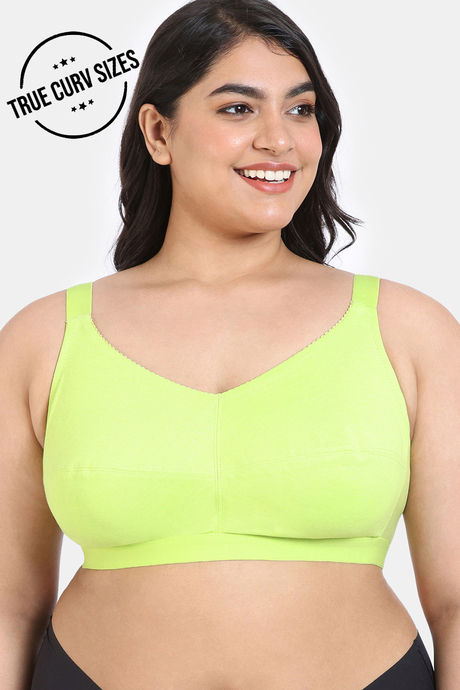Buy Zivame True Curv Double Layered Non Wired Full Coverage Minimiser Bra -  Black at Rs.822 online