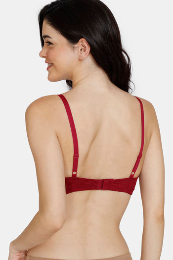 Buy Zivame Beautiful Basics Padded Wired 3/4th Coverage T-Shirt Bra -  Gibraltar Sea at Rs.492 online