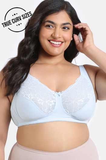 Buy Zivame True Curv Single Layered Non Wired 3/4th Coverage Super Support Bra - Atomizer