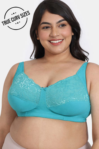 Buy Zivame True Curv Single Layered Non Wired High 3/4Th Coverage Super Support Bra - Ceramic