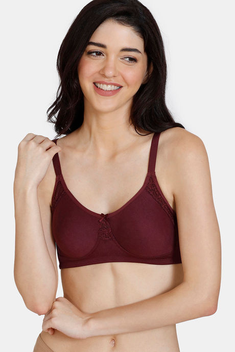 Zivame Beautiful Basics Double Layered Non Wired 3/4th Coverage T-Shirt Bra  - Fig