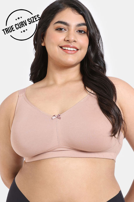 Buy ZIvame True Curv Desi Kitsch Double Layered Wired Full Coverage  Minimiser Bra - Sodalite Blue at Rs.538 online