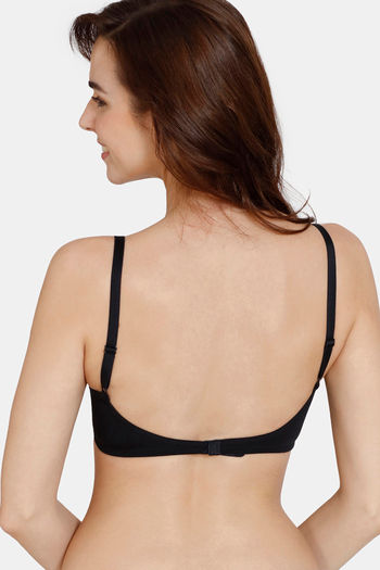 Buy Zivame Beautiful Padded Non Wired 3-4th Coverage Backless Bra - Exotic  Plume online