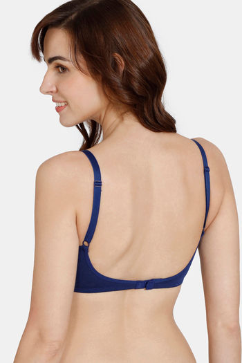 Zivame Backless : Buy Zivame Padded Non Wired 3-4th Coverage Backless Bra -  Exotic Plume Online