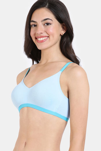 Buy Zivame Beautiful Basics Padded Non Wired 3/4th Coverage Backless Bra -  Raspberry Radiance at Rs.500 online