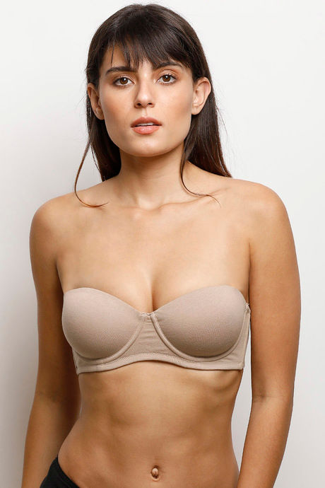 Buy Zivame Padded Wired Medium Coverage Strapless Bra - Roebuck at Rs.799  online