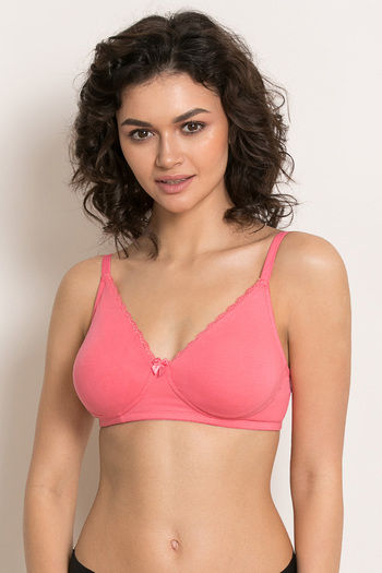 Buy Zivame Maternity Double Layered Non Wired 3/4th Coverage Maternity / Nursing  Bra - Pink Lemonade at Rs.315 online