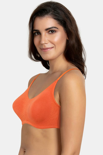 Buy Zivame True Curv Double Layered Non Wired 3/4th Coverage Sag Lift Bra -  Yellow at Rs.649 online