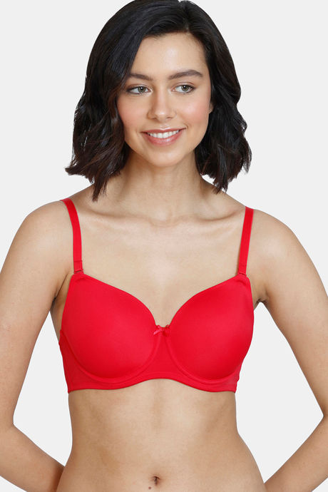 Buy Zivame Padded Wired 3/4th Coverage T-Shirt Bra - Ski Patrol at Rs.425  online