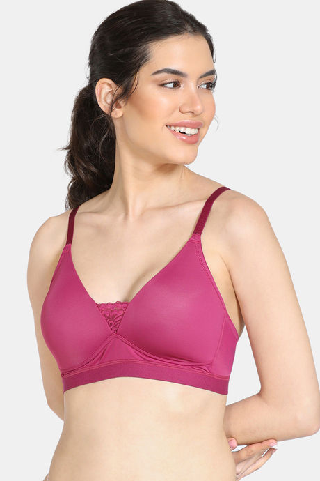 Buy Zivame Beautiful Basics Padded Non Wired 3/4th Coverage Backless Bra -  Clearwater at Rs.500 online