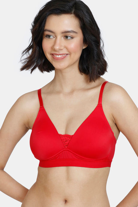 Buy Zivame Beautiful Basics Double Layered Non Wired Full Coverage Backless  Bra - Royal Purple at Rs.280 online