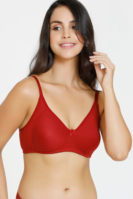 Buy Zivame Double Layered Non Wired Full Coverage T-Shirt Bra