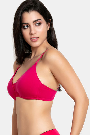 Buy Zivame Glitter Straps Padded Wired 3/4th Coverage T-Shirt Bra - Blue at  Rs.398 online, Bra online
