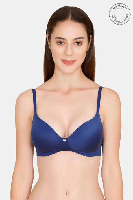 Navy Blue Soft Comfortable foam bra for sexy women's.