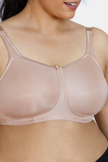 Buy Zivame True Curv Cotton Laminated Non Wired Full Coverage Minimiser Bra  - Malaga at Rs.897 online