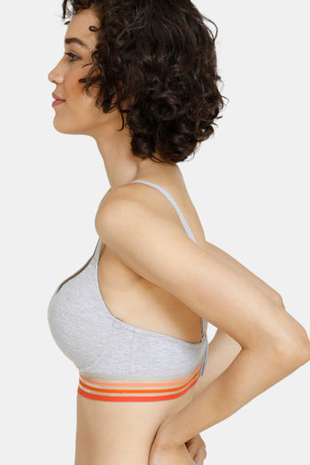 Buy Zivame Beautiful Basics Double Layered Non Wired Full Coverage Backless  Bra - Desert Flower at Rs.245 online