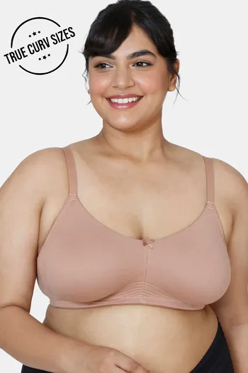 Buy Zivame True Curv Double Layered Non Wired 3/4th Coverage Sag Lift Bra - Roebuck2