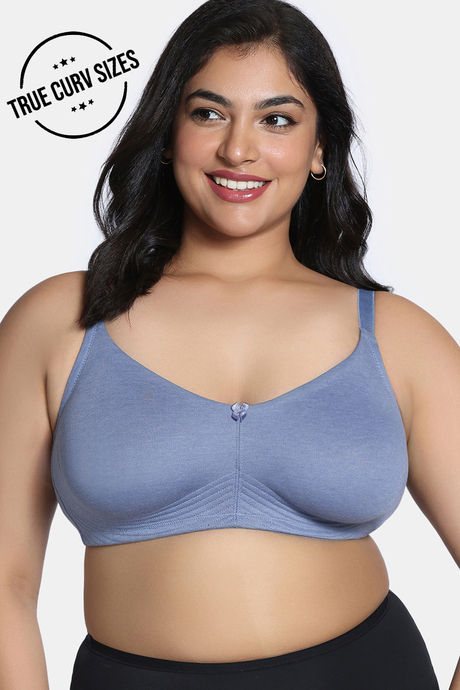 Zivame True Curv Double Layered Non Wired 3/4th Coverage Sag Lift Bra - Wild Wind