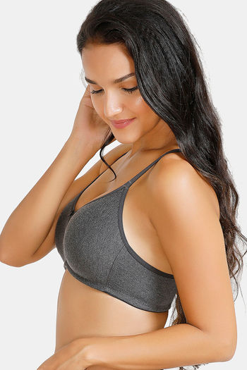 Buy Tipsy Double Layered Non Wired 3/4Th Coverage Sleep Bra - Gajri at  Rs.999 online