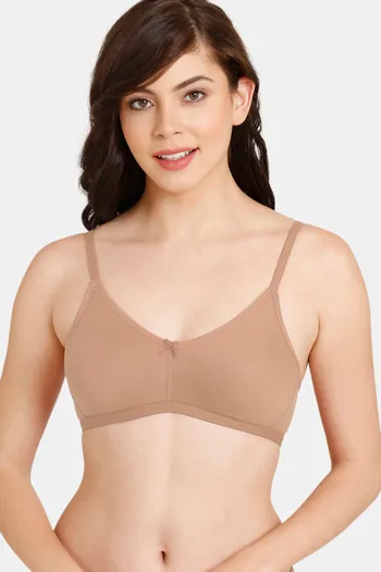 Buy Rosaline Everyday Double Layered Non Wired 3/4th Coverage T-Shirt Bra - Roebuck
