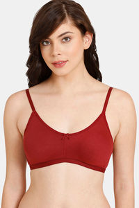 Buy Trylo Touche Woman Soft Padded Full Cup Bra - Cherry at Rs.840 online