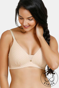 Buy Clovia Double Layered Non Wired Full Coverage T-Shirt Bra - Pink at  Rs.353 online