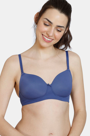 Buy Zivame Serenade Padded Wired 3/4th Coverage Lace Bra