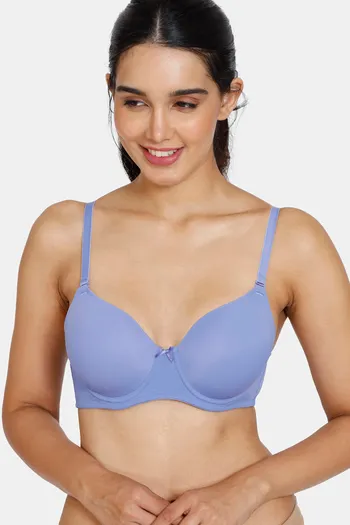 Buy Zivame Padded Wired 3/4th Coverage T-Shirt Bra - Botanical Garden at  Rs.494 online