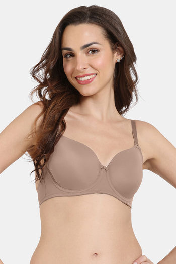 Buy Zivame Padded Wired 3/4Th Coverage T-Shirt Bra - Roebuck