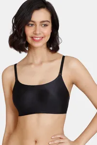 Buy Zivame Miracle Padded Non Wired Full Coverage T-Shirt Bra - Jet Black