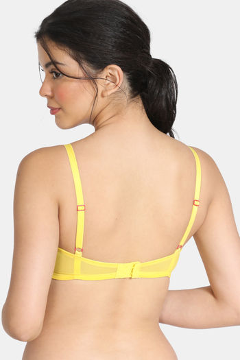 Buy Zivame Beautiful Basics Double Layered Non Wired Full Coverage Backless  Bra - Summer Fig at Rs.292 online