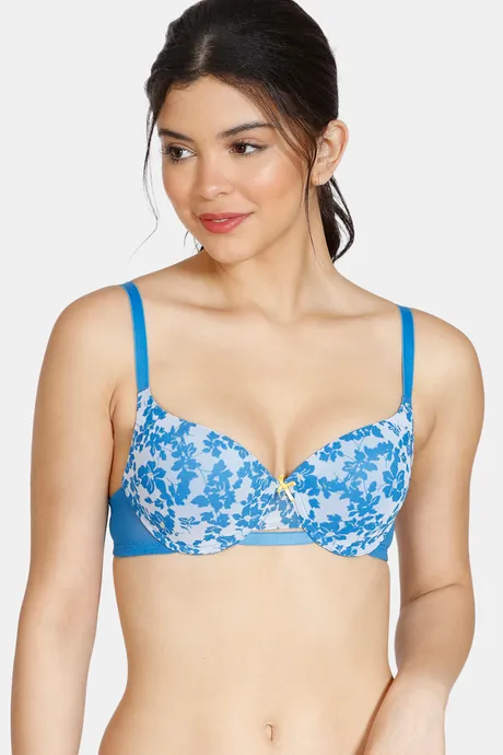 Buy Zivame Push-Up Wired Medium Coverage Bra - Beet Red at Rs.500 online