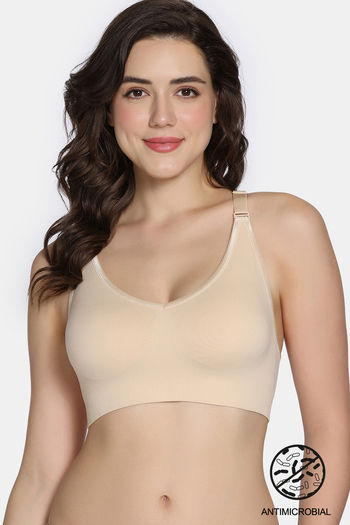 Buy Zivame Padded Non Wired Full Coverage T-Shirt Bra - Roebuck