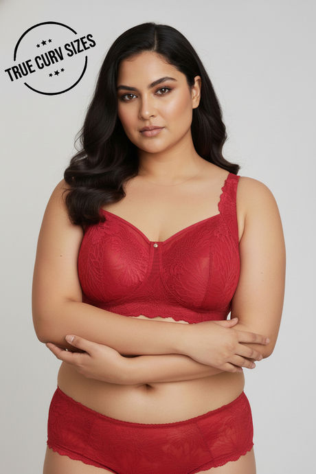 Zivame Bridal Boudoir True Curv Double Layered Non Wired Full Coverage Super Support Bra - Scooter