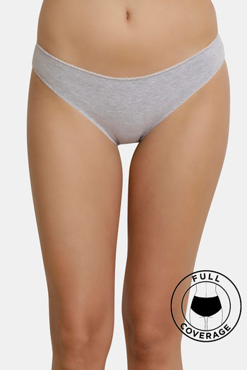 Buy Zivame Low Rise Cotton Cheeky Panty - Garnet at Rs.120 online