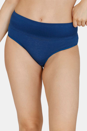 Zivame (Pack of 2) Tummy Tucker Hipster High Rise Anti-Microbial Panty -  Mykonos Fruit