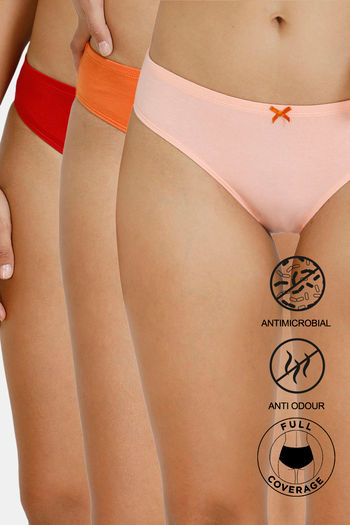 Pompeii Warrior Orange - White Underwear Panties - 1/6 Scale 