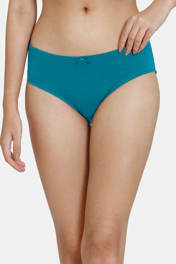 Buy Zivame Girls Anti-Microbial Medium Rise Full Coverage Hipster Panty  (Pack of 3) - Assorted at Rs.302 online