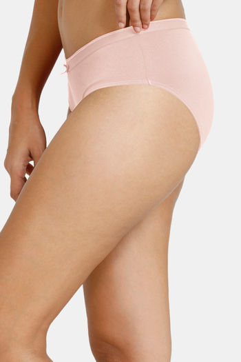 Buy Zivame Anti-Microbial Low Rise Full Coverage Hipster Panty (Pack of 3)  - Assorted at Rs.479 online