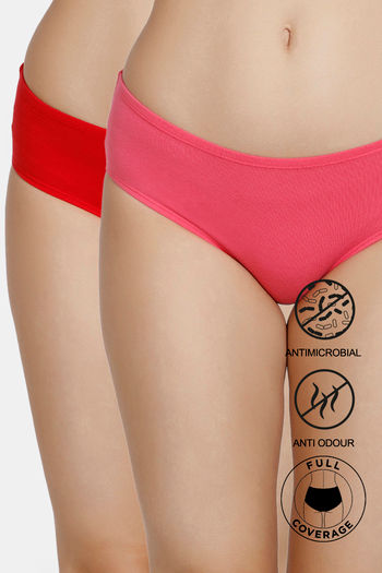 Buy Zivame Anti-Microbial Low Rise Full Coverage Hipster Panty