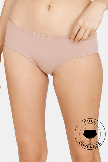 Buy Zivame Copper Infused Hipster Low Rise Full Coverage Panty - Roebuck