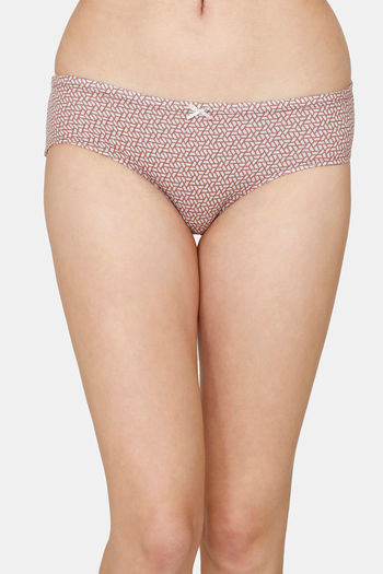 Buy Zivame Anti-Microbial Low Rise Full Coverage Hipster Panty (Pack of 3)  - Assorted at Rs.517 online