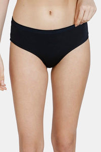 Buy Zivame Low Rise Full Coverage Hipster Panty - Anthracite
