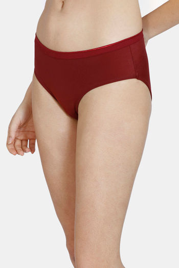 Buy Zivame Low Rise Cotton Cheeky Panty - Polignac at Rs.339 online