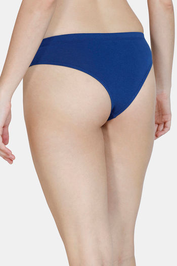 Buy Zivame Low Rise Cotton Cheeky Panty - Vallarta Blue at Rs.339 online