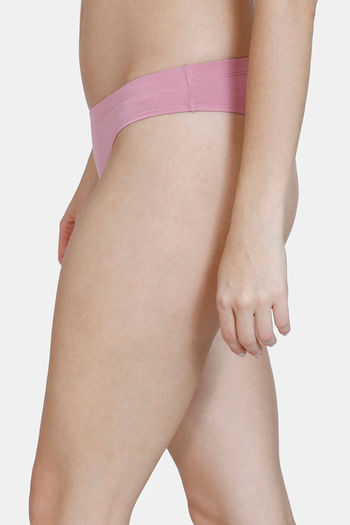 Buy Zivame Low Rise Cotton Cheeky Panty - Polignac at Rs.339 online