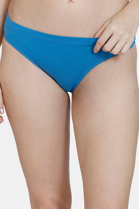 Buy Zivame Low Rise Cotton Cheeky Panty - Vallarta Blue at Rs.339 online