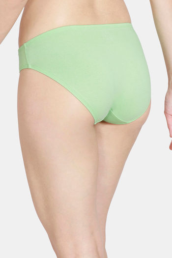 Buy Zivame Low Rise Full Coverage Bikini Panty - Abundant Green at Rs.254  online