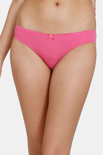 Buy Zivame Plush Mystique Low Rise Full Coverage Bikini Panty - Gibraltar  Sea at Rs.446 online